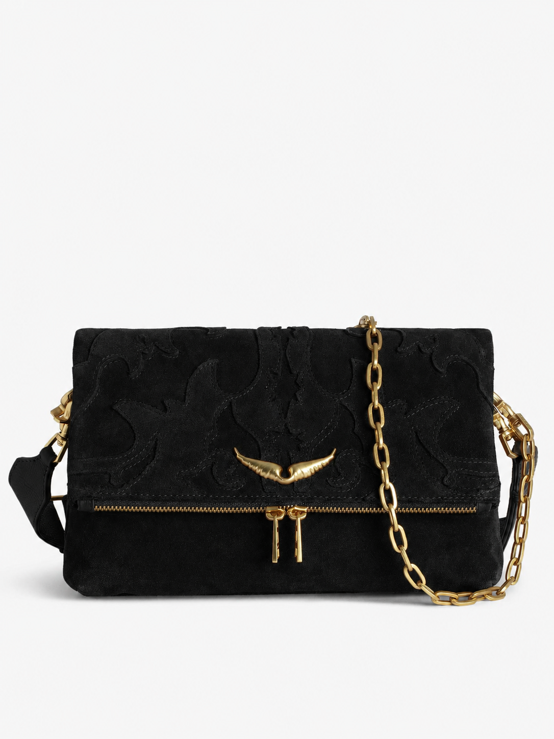 Zadig & Voltaire Rock Western Suede Clutch