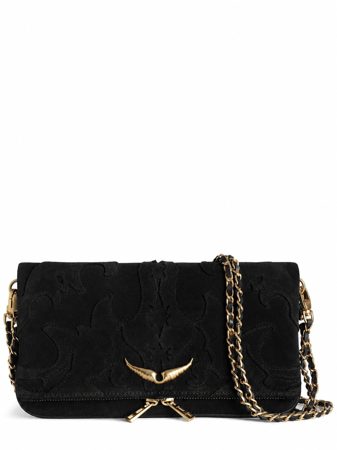 Zadig & Voltaire Rock Western  Suede Clutch