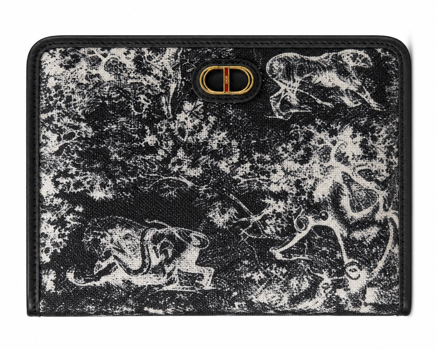 Dior  Montaigne Dea Pouch in an aquamarine Toile de Jouy reverse jacquard
