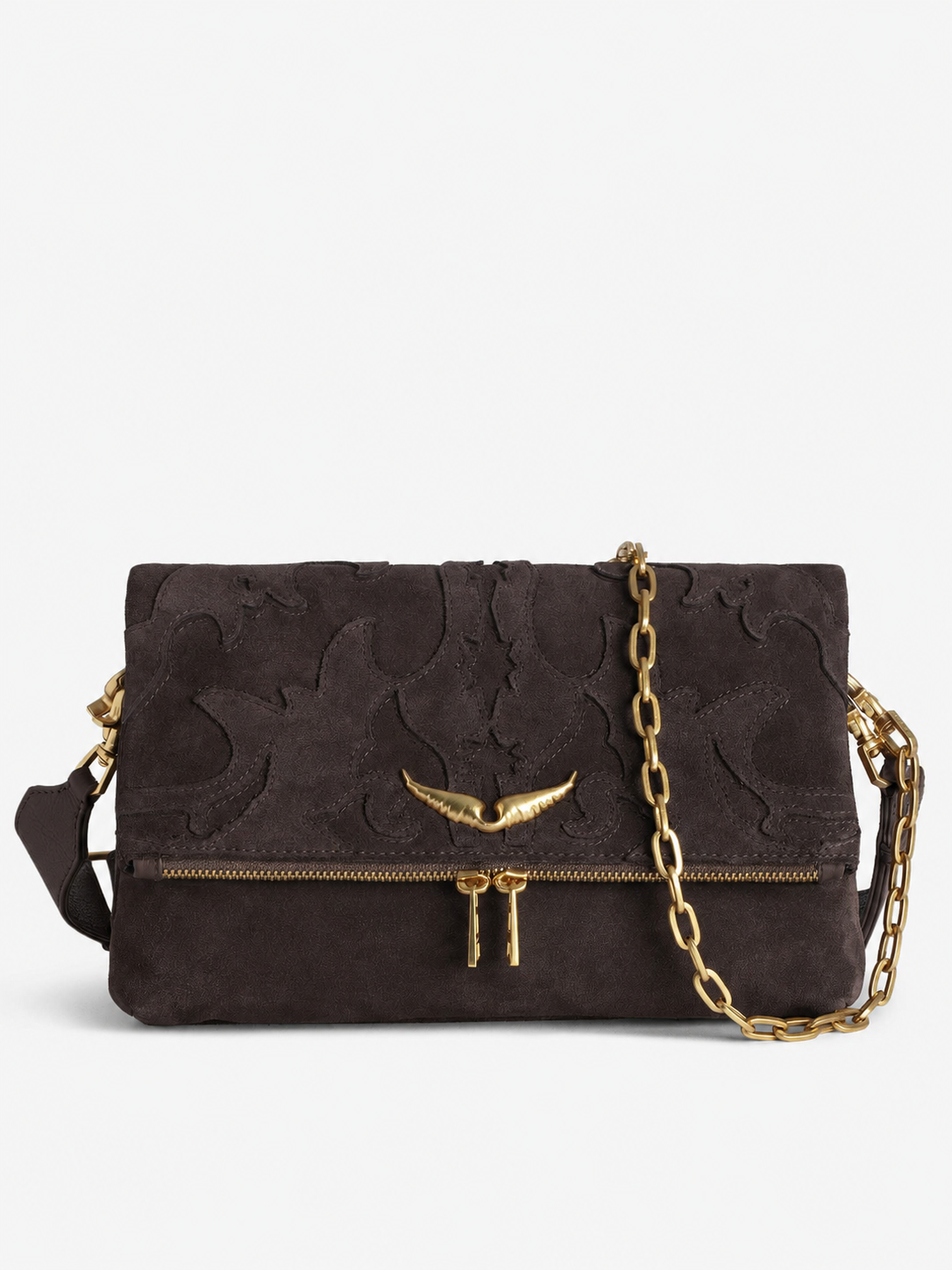 Zadig & Voltaire Rock Western Suede Clutch