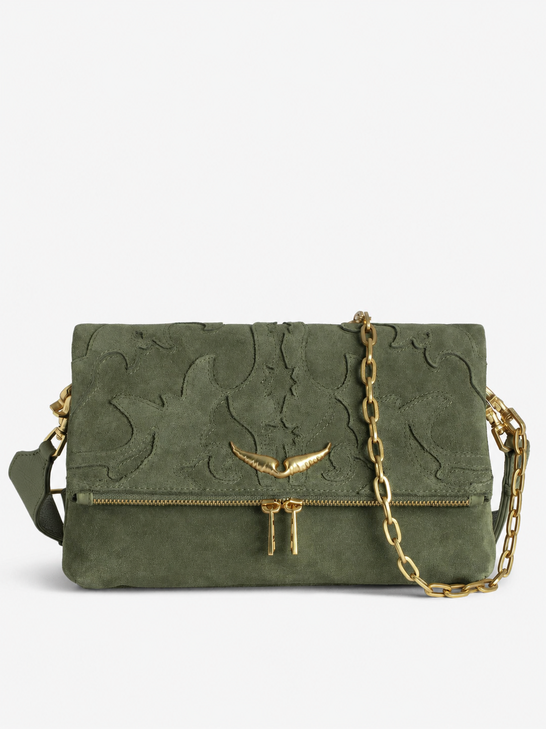 Zadig & Voltaire Rock Western Suede Clutch