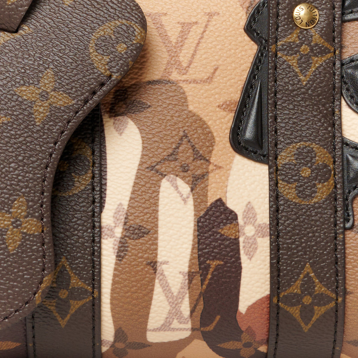 LOUIS VUITTON
Monogram Portrait Keepall Bandouliere 25 Brown