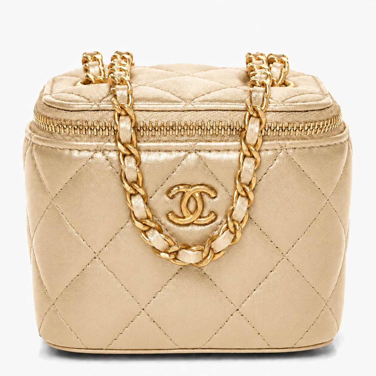 Chanel  Caviar Leather Mini Vanity