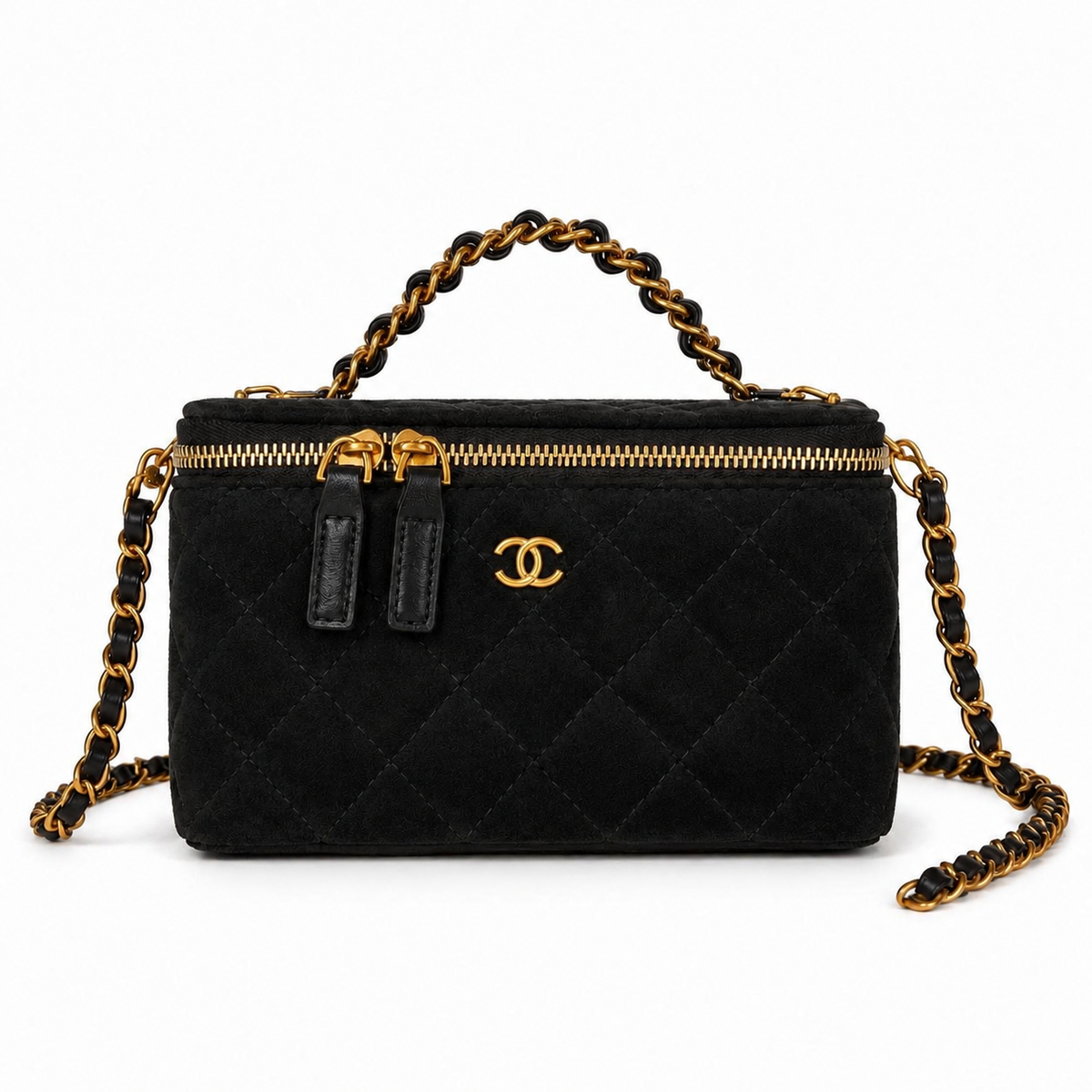 Chanel  Vanity Suede Leather