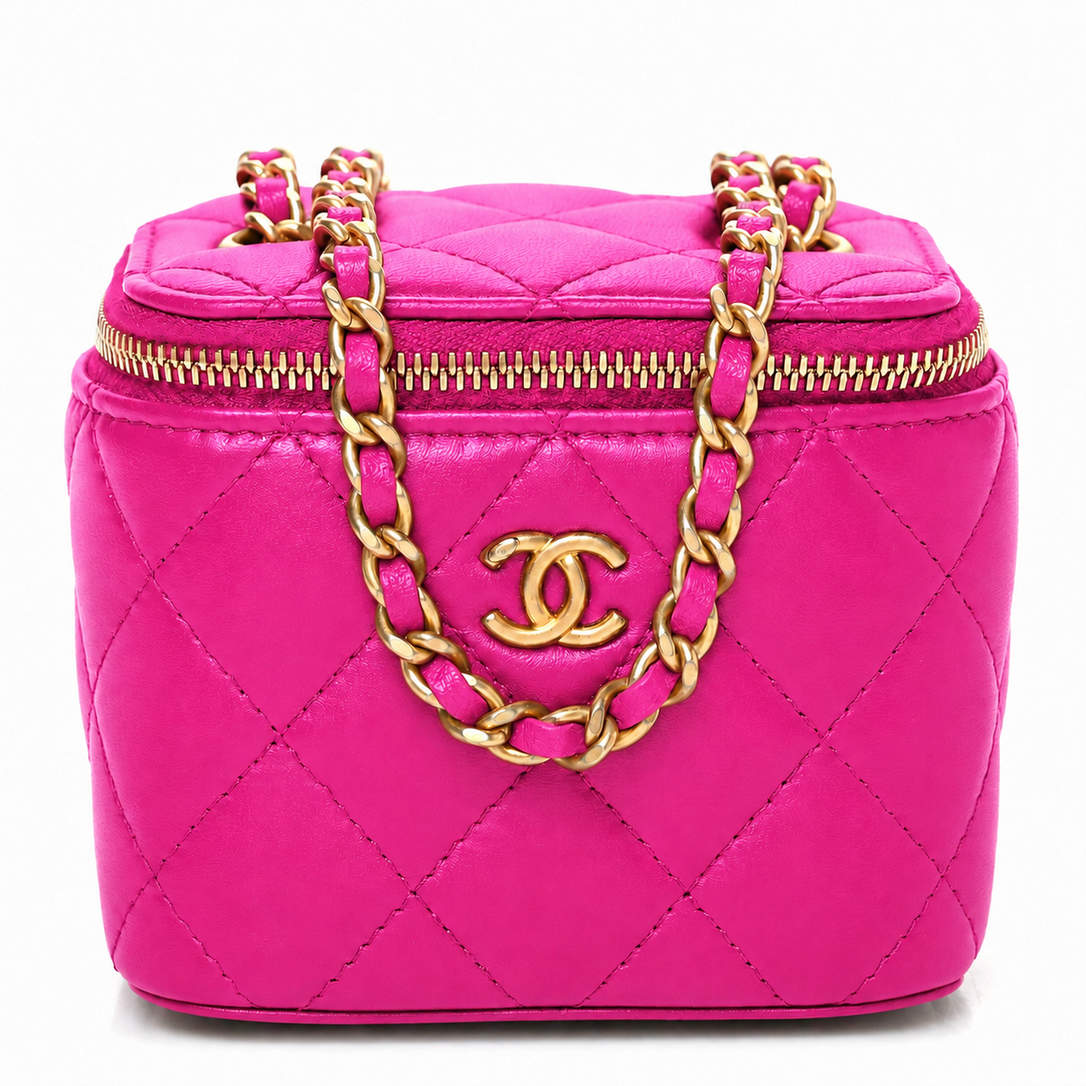 Chanel  Caviar Leather Mini Vanity