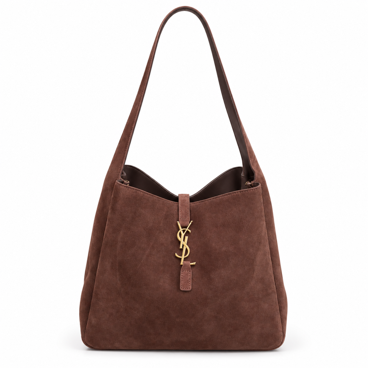 Saint Laurent Le 5 À 7 Bea Tote in Suede