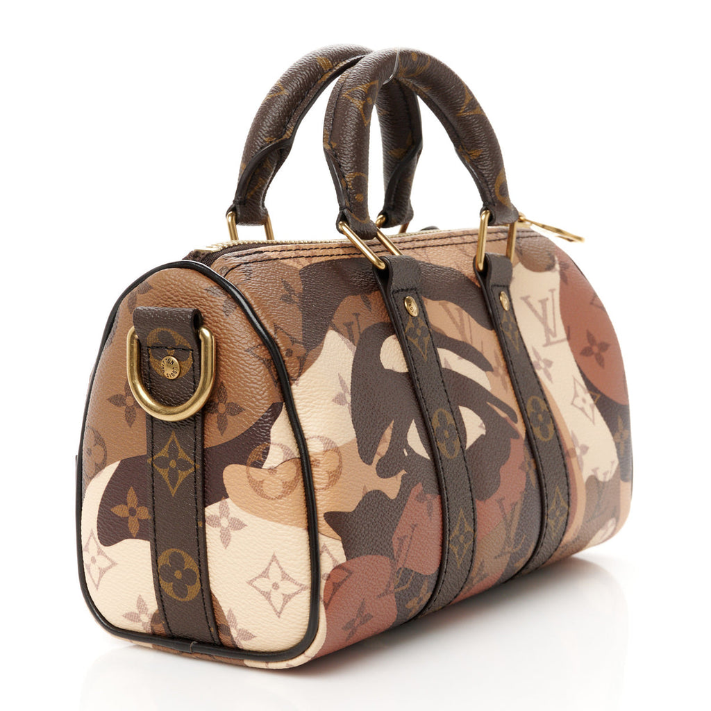 LOUIS VUITTON
Monogram Portrait Keepall Bandouliere 25 Brown