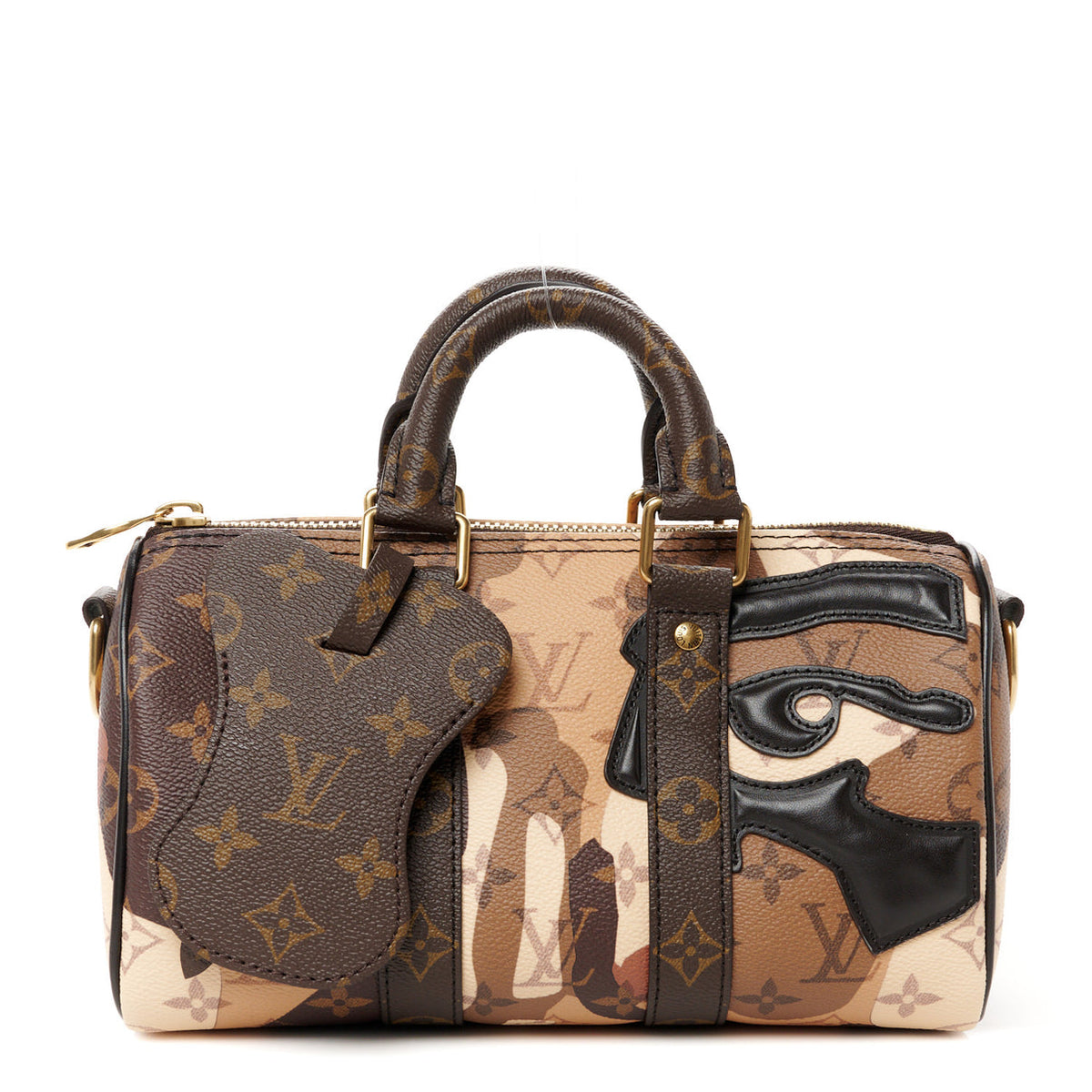 LOUIS VUITTON
Monogram Portrait Keepall Bandouliere 25 Brown