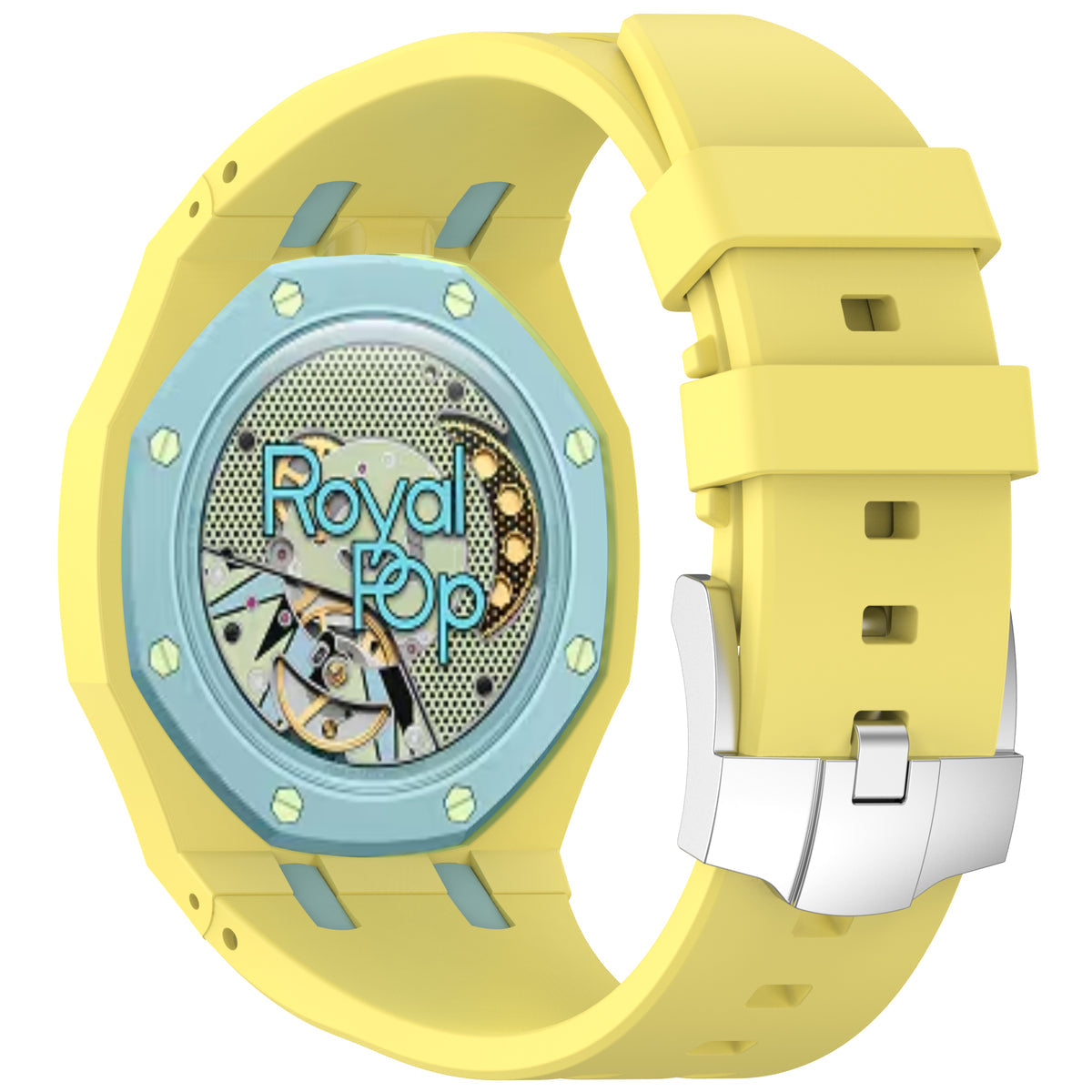 Audemars Piguet x Swatch Royal Pop with Wrist
