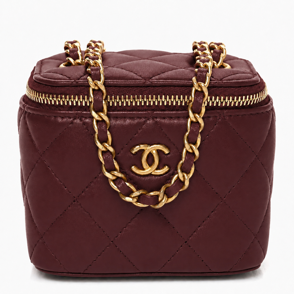 Chanel  Caviar Leather Mini Vanity