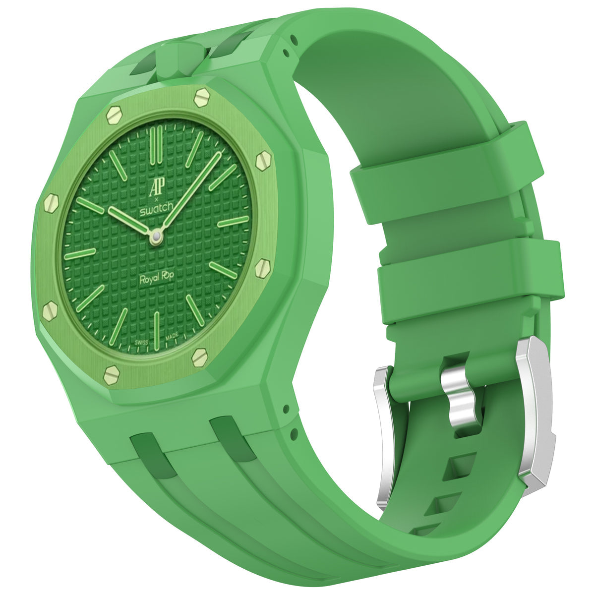 Audemars Piguet x Swatch Royal Pop with Wrist