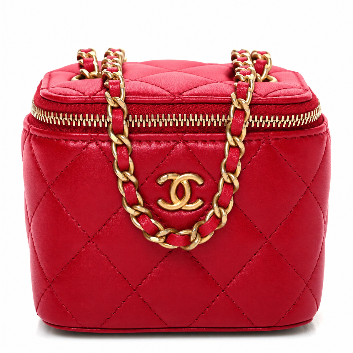 Chanel  Caviar Leather Mini Vanity