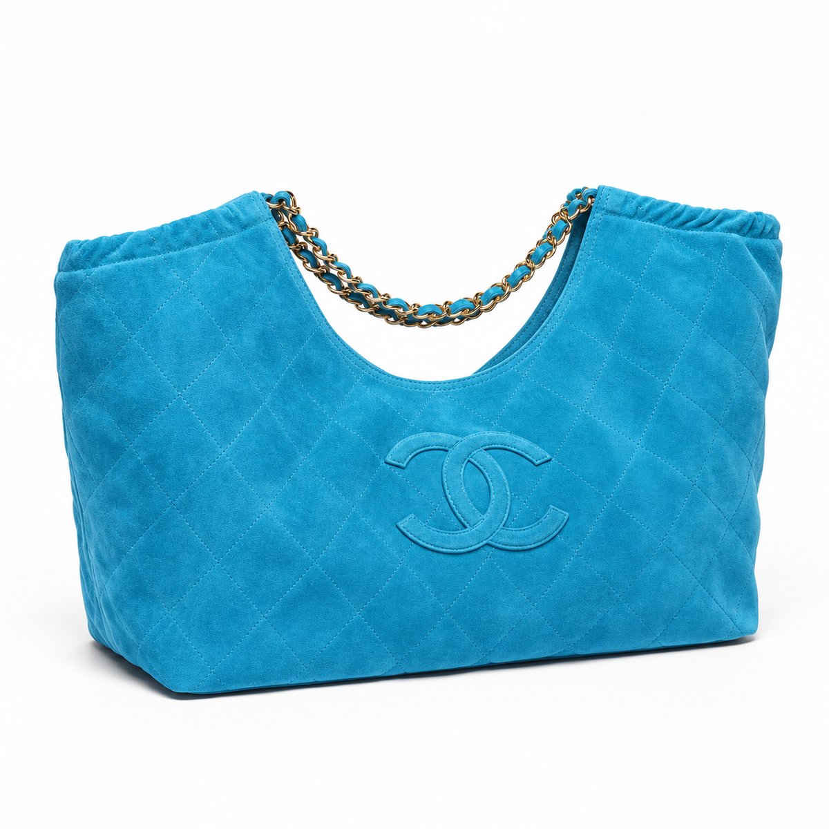 Suede Calfskin & Gold Metal
Blue