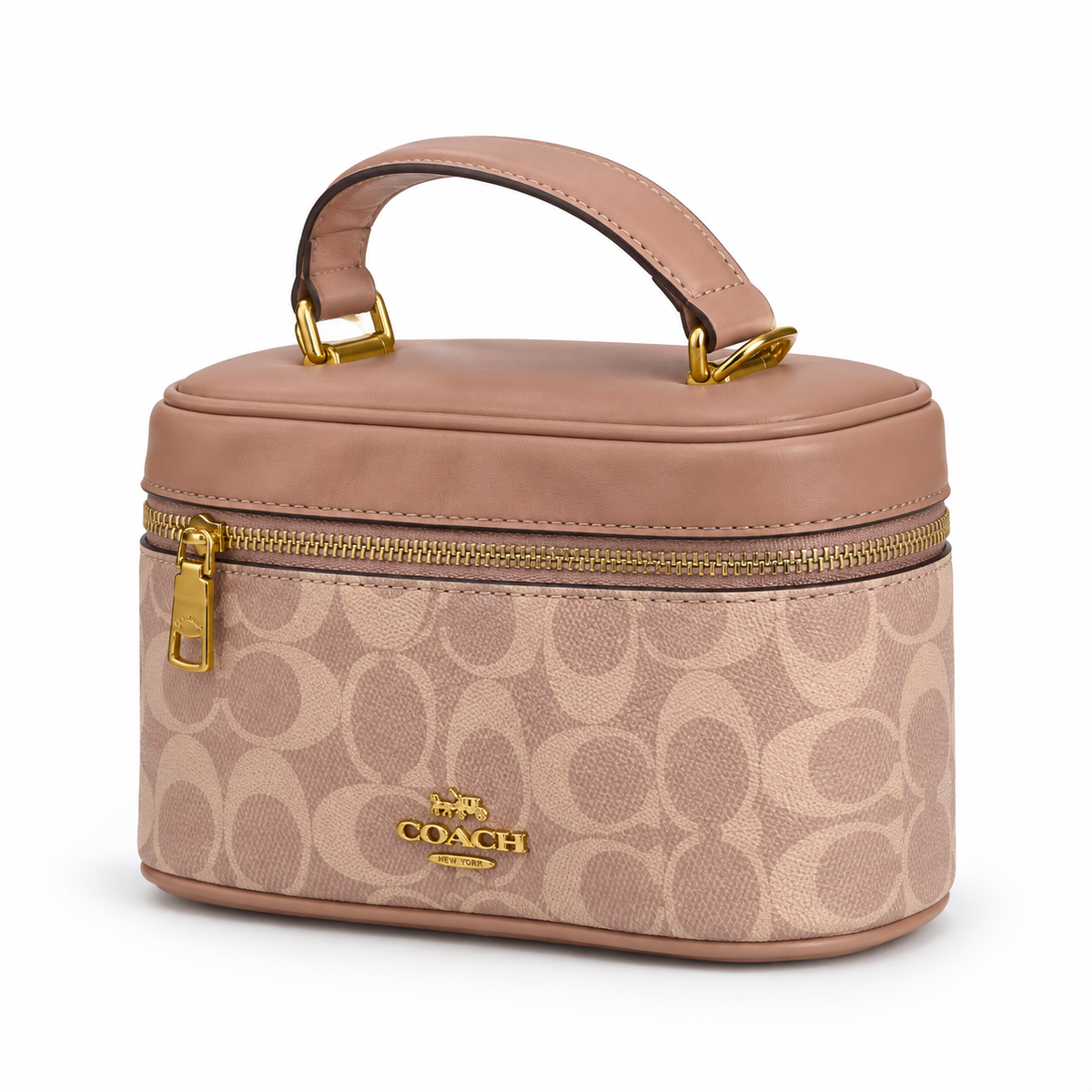 Coach Cosmetic Case In Signature Canvas