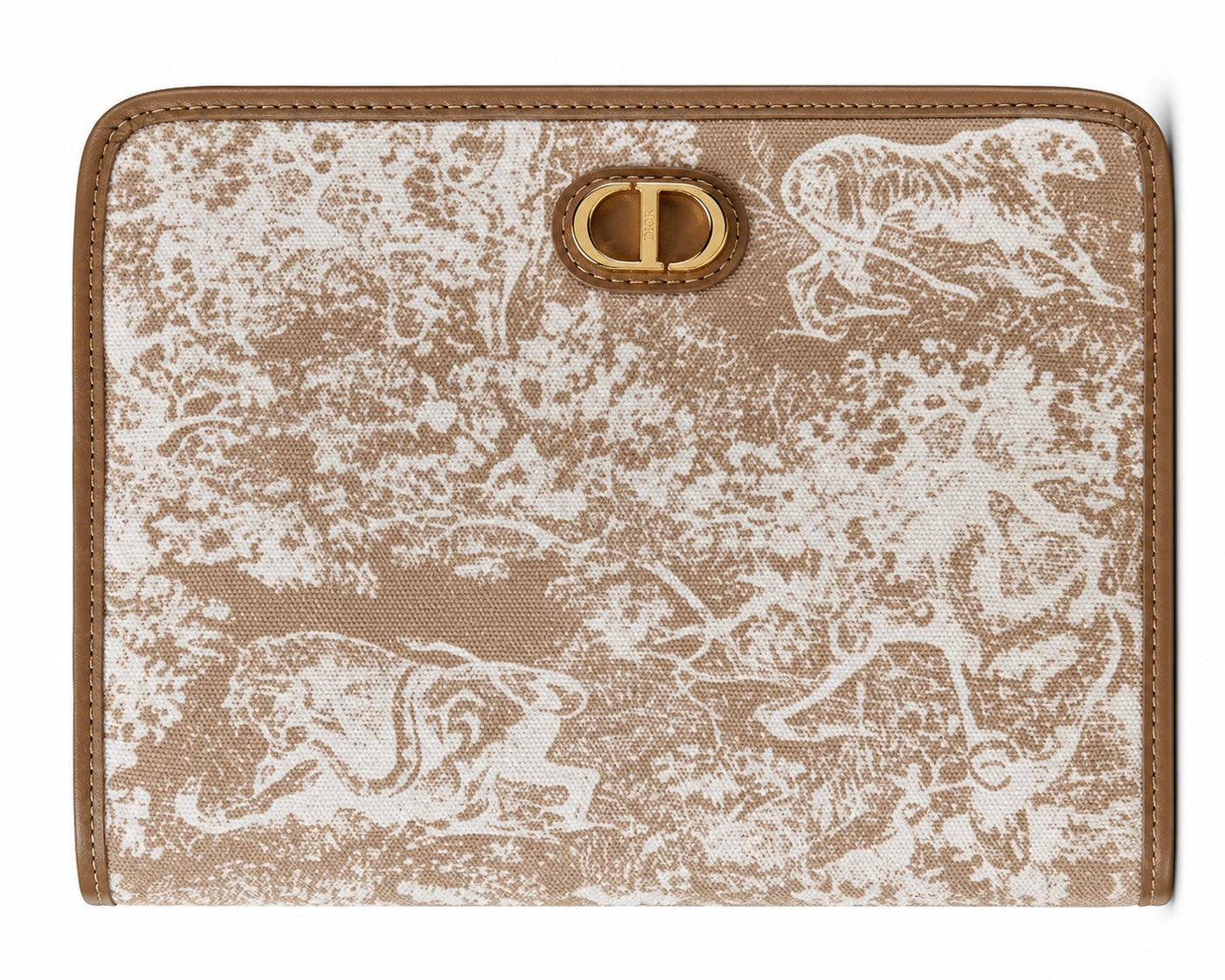 Dior  Montaigne Dea Pouch in an aquamarine Toile de Jouy reverse jacquard