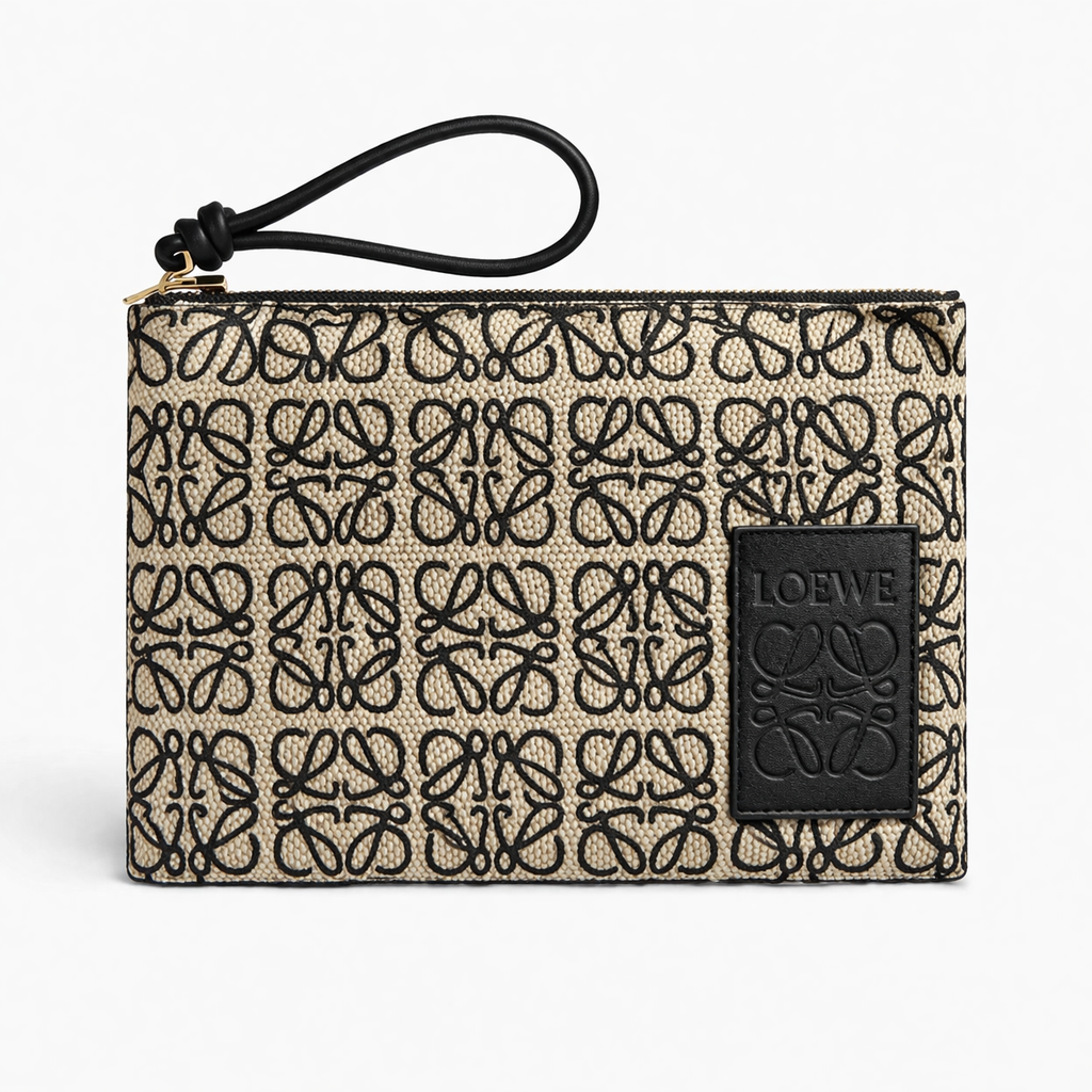 LOEWE Anagram-Jacquard Cotton Pouch