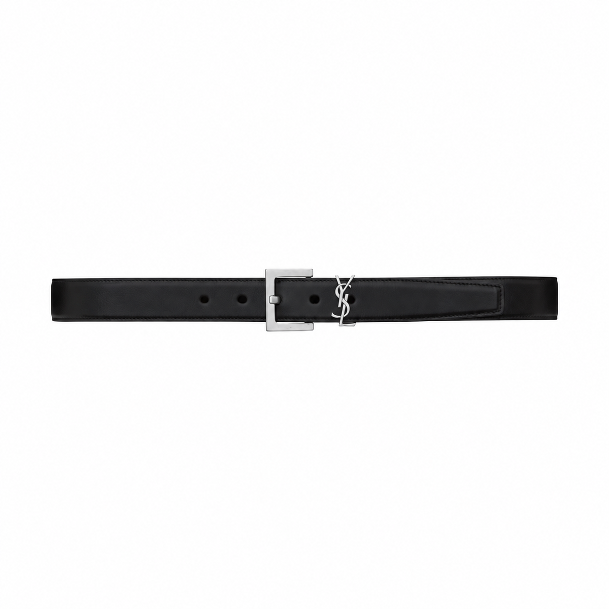 Saint Laurent Cassandre leather belt