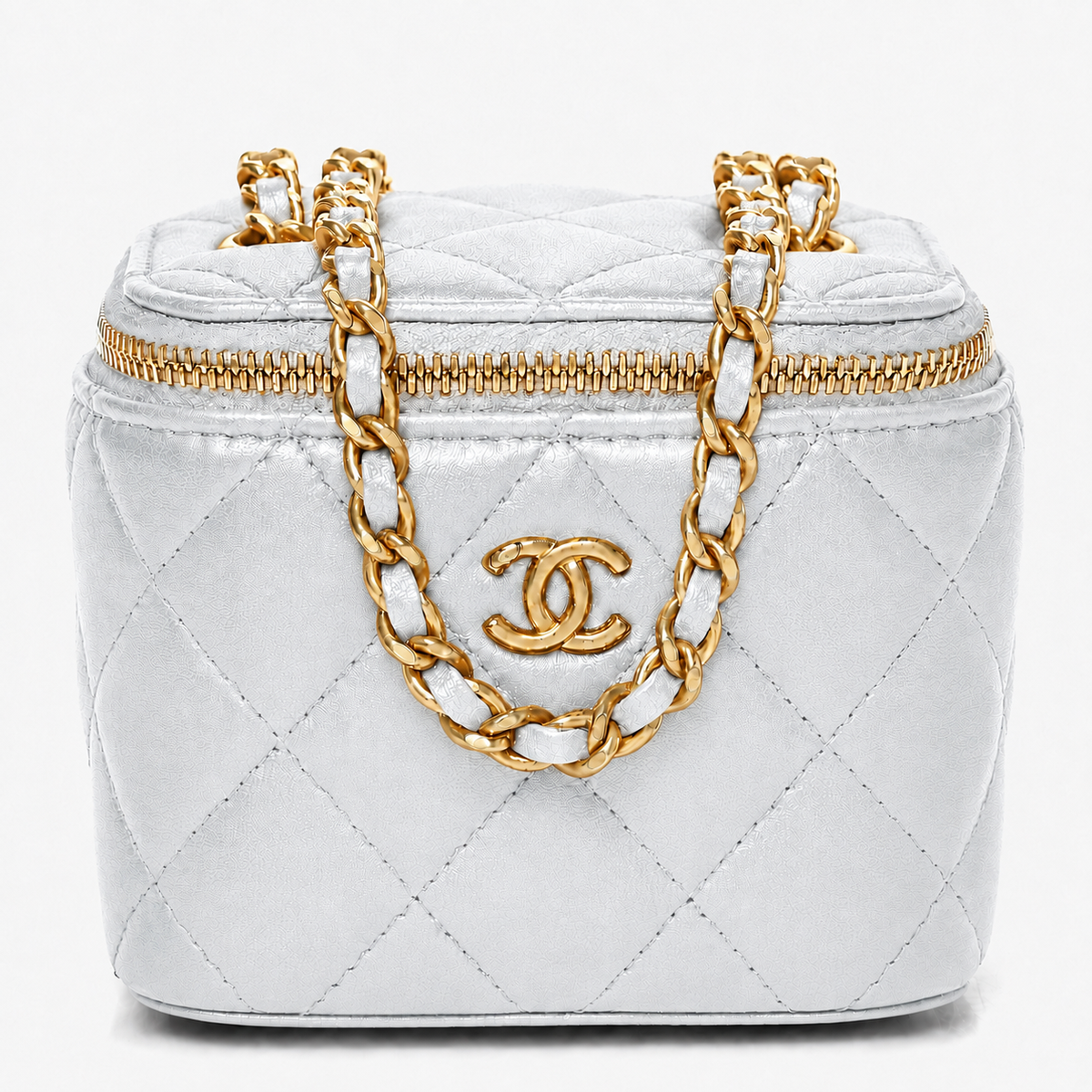 Chanel  Caviar Leather Mini Vanity