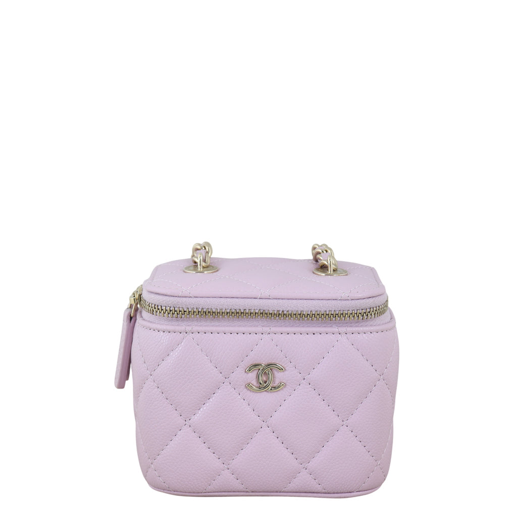 Chanel  Caviar Leather Mini Vanity