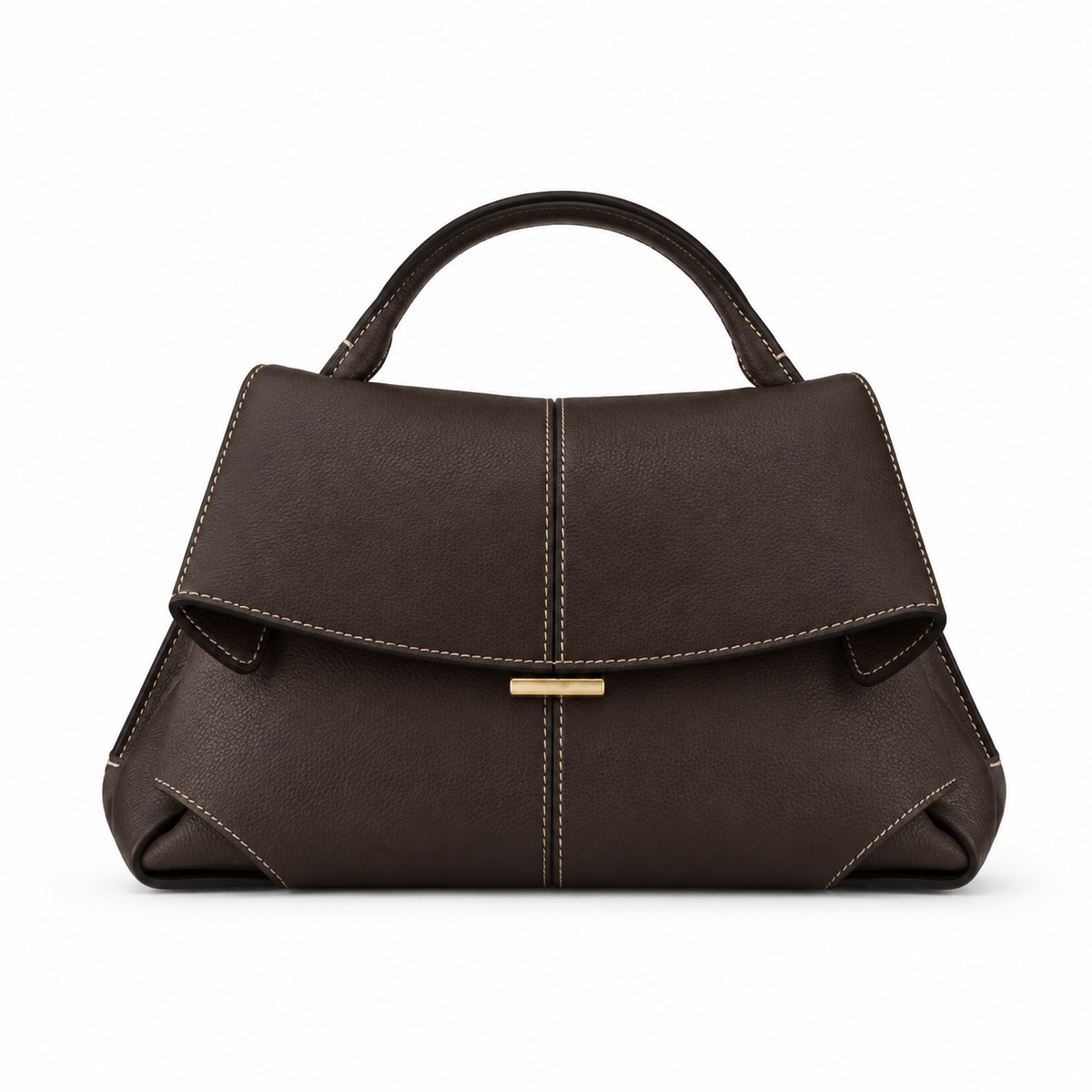 Polène Mokki – Leather Shoulder Bag