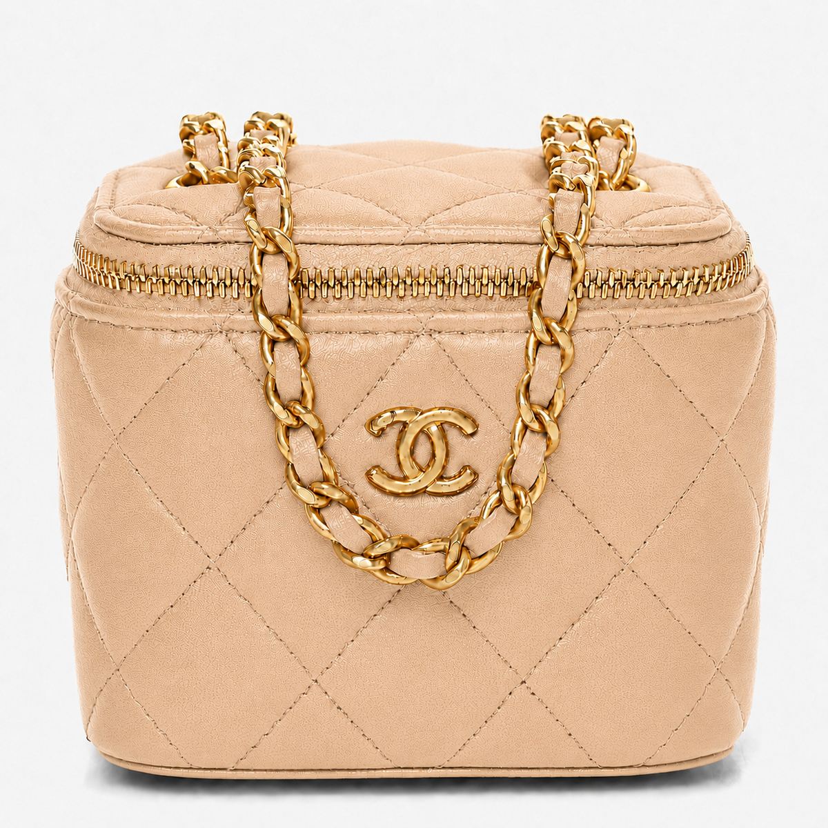 Chanel  Caviar Leather Mini Vanity