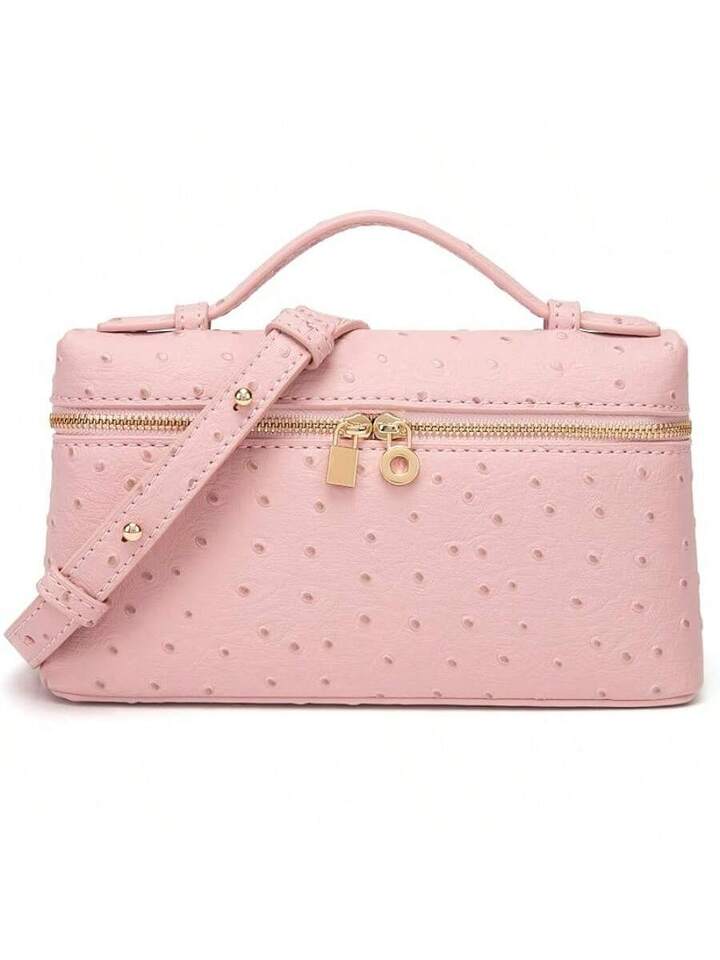 Loro Piana Extra Pocket L19 bag is crafted from ostrich