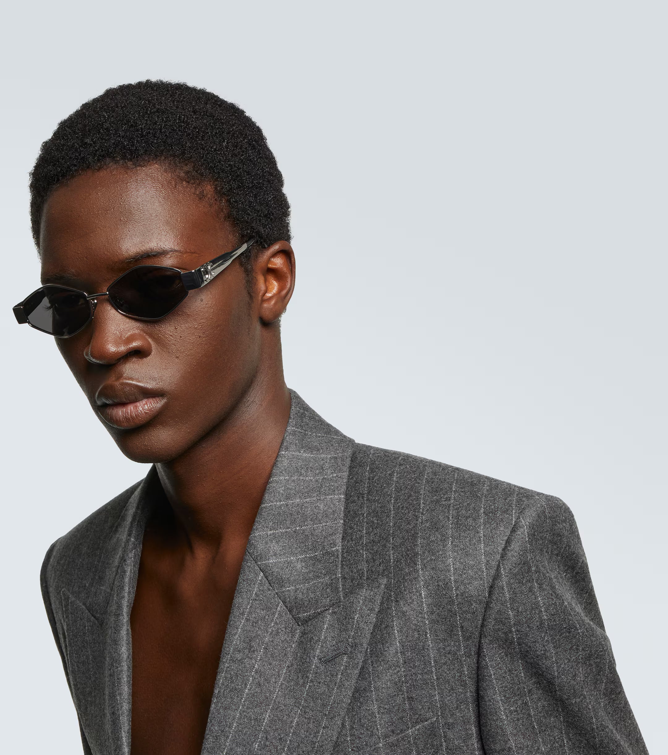 Celine Triomphe Metal 02 hexagonal sunglasses